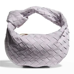 Bottega Veneta Mini “Jodie” Bag Intrecciato Suede Mirth / Light Purple Color